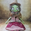 Handmade Art Doll Witch, Minerva