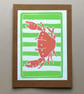 Seaside Stripes Crab Card - Image 4