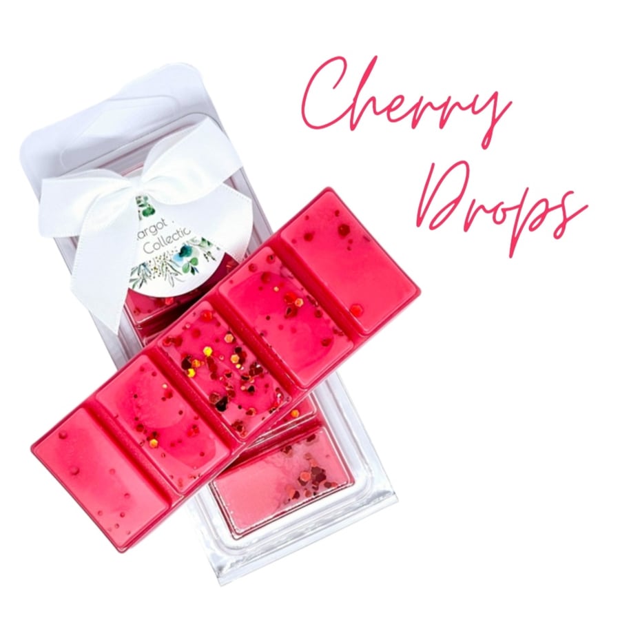 Cherry Drops   Wax Melts  UK  50G  Luxury  Natural  Highly Scented