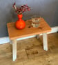 Solid Pine Wood Rustic Stool Seat or Table