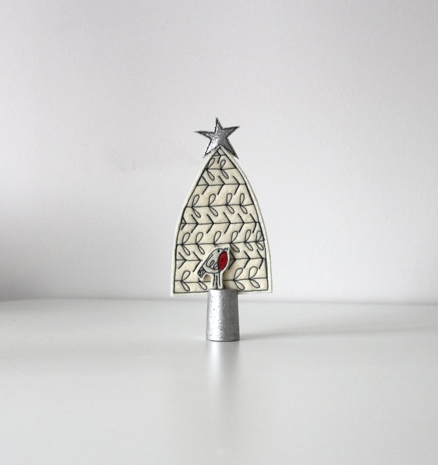 Wool Felt Christmas Trees 