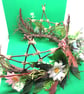 Fantasy Crown Fairy  Woodland Wedding Nature Headdress, Cosplay Bridal Crown