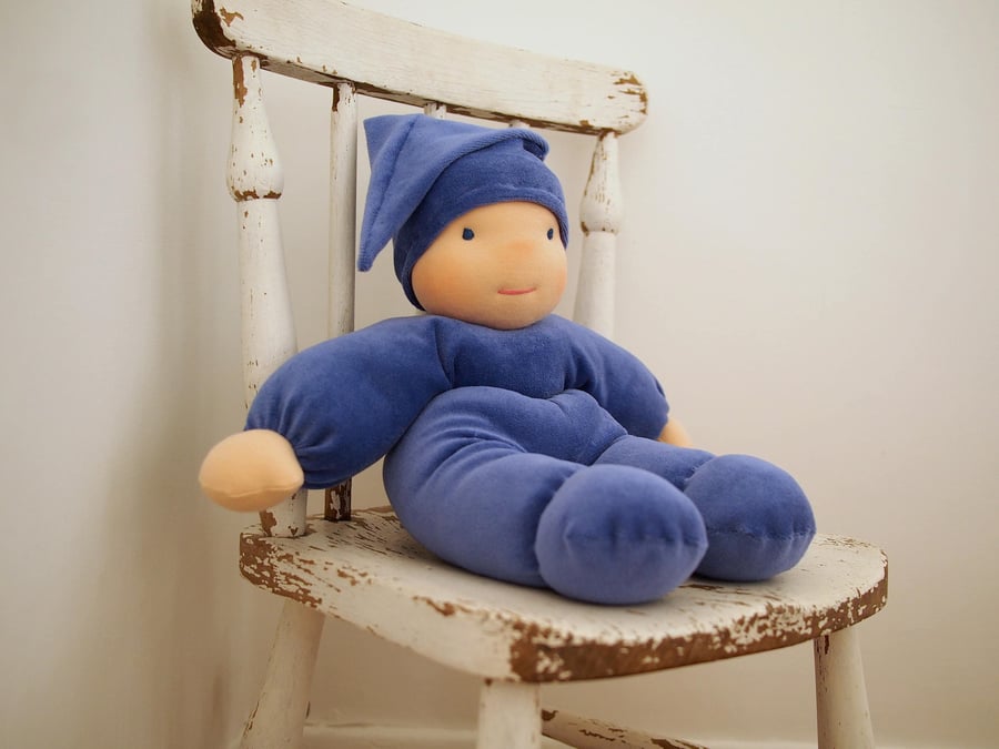 Waldorf bunting soft body doll 16"