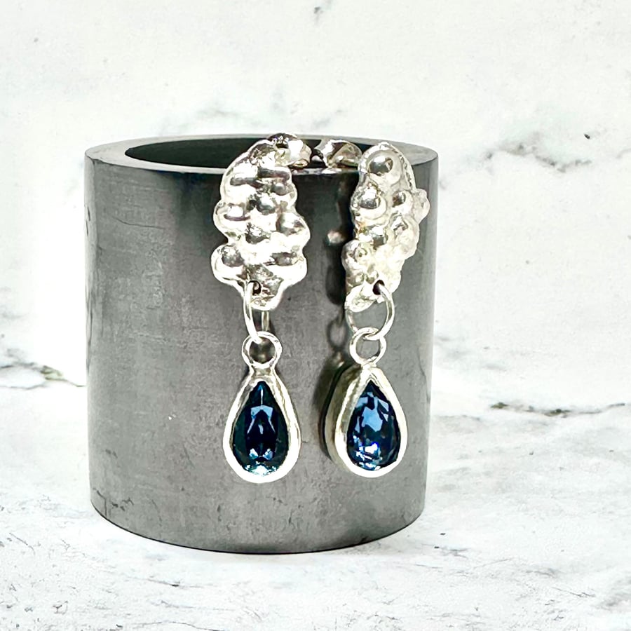 Unique Earrings, Statement Earrings, Choice of gemstone