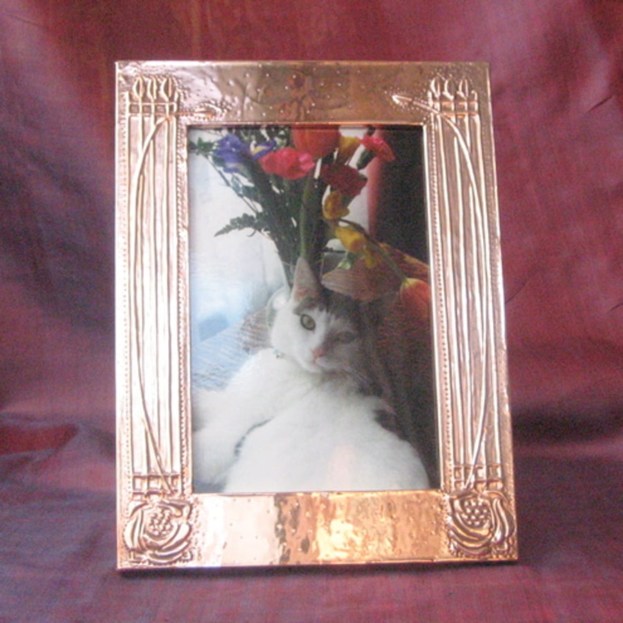 Copper frame,Mackintosh style
