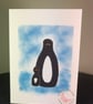 Little Penguin Big Penguin Blank Card  - Image 1