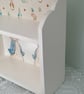 Wooden Storage Shelf Unit Display Shelves Wall Freestanding Peter Rabbit Nursery - Image 3