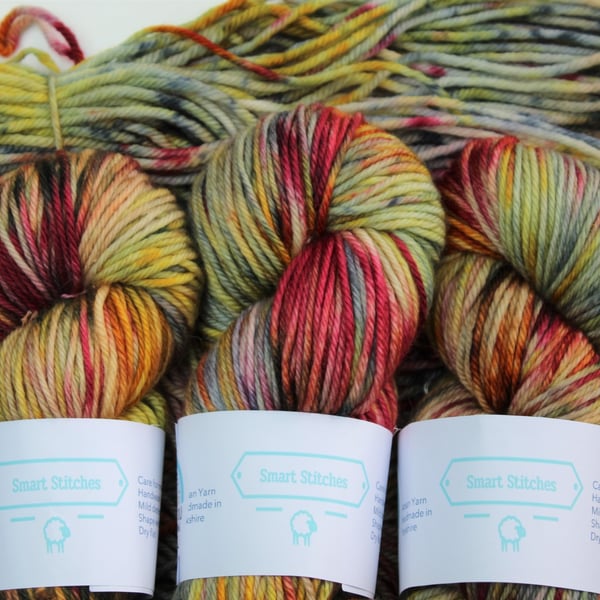 Summers End Hand Dyed Merino Wool Yarn