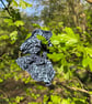 Blue ditsy flower scrunchie  - Image 2