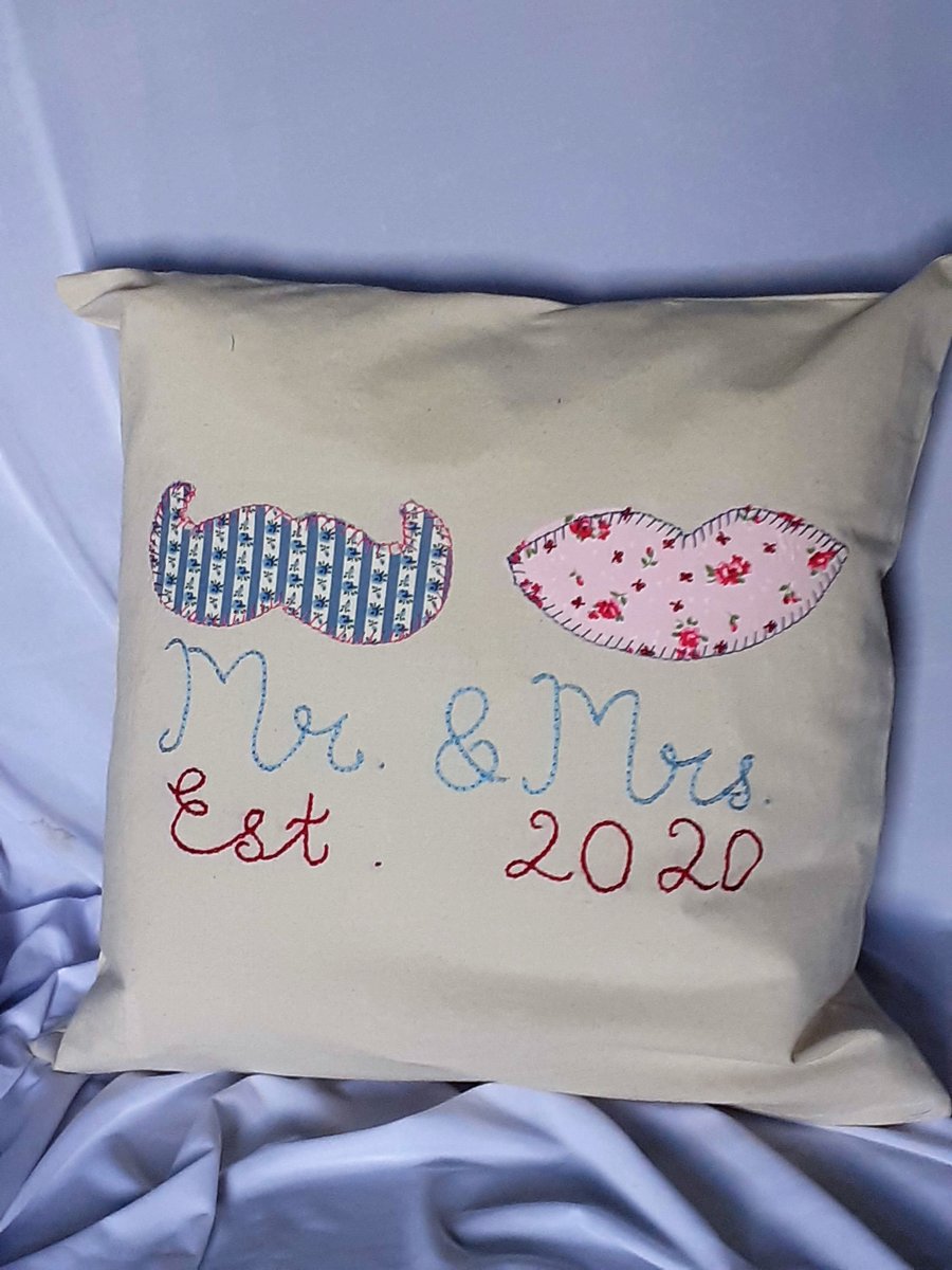 Mr & Mrs Wedding Celebration Cushion