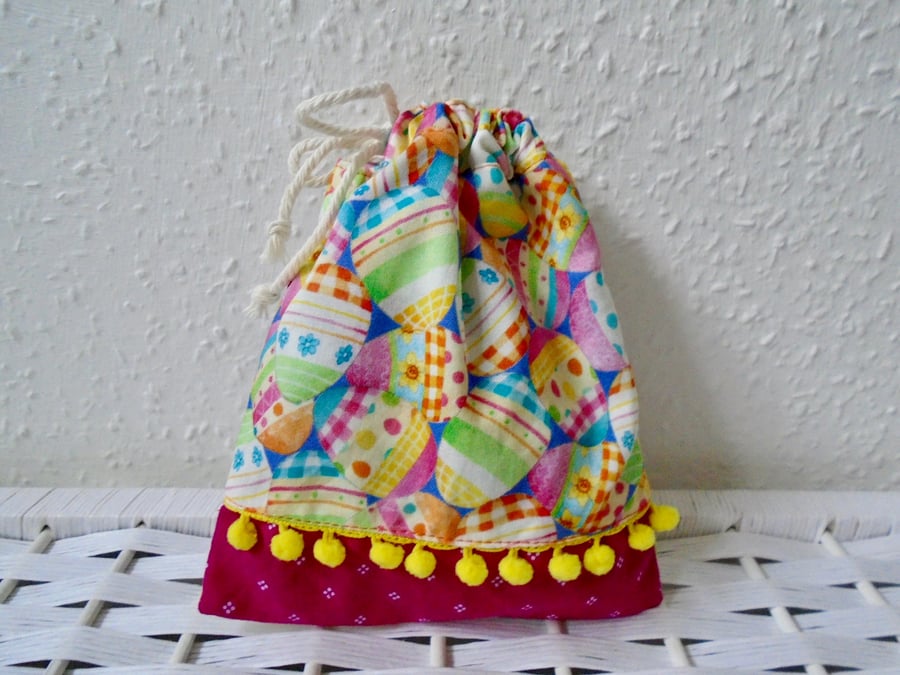 Mini Drawstring Bag - Easter 
