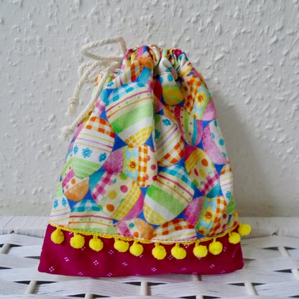 Mini Drawstring Bag - Easter 