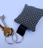 Black and white mini keyring  - Image 3