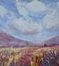 "Track to distant hills" is an original oil landscape  - Image 2