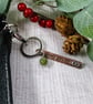 Bag Charm, Copper with Sterling Silver infinity Knot and Jade Gemstone - Image 5
