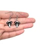 Whippet Earrings - Handpainted - Dog Earrings
