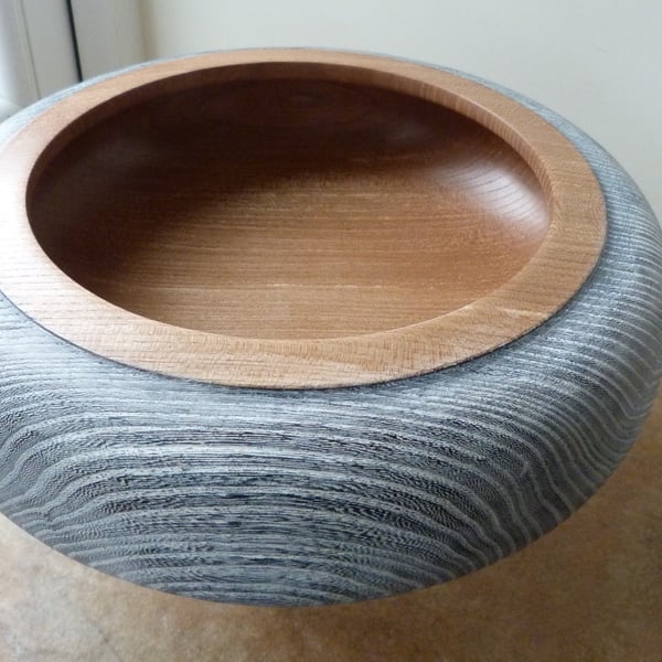 SCORCHED  ELM  UNDERCUT  BOWL