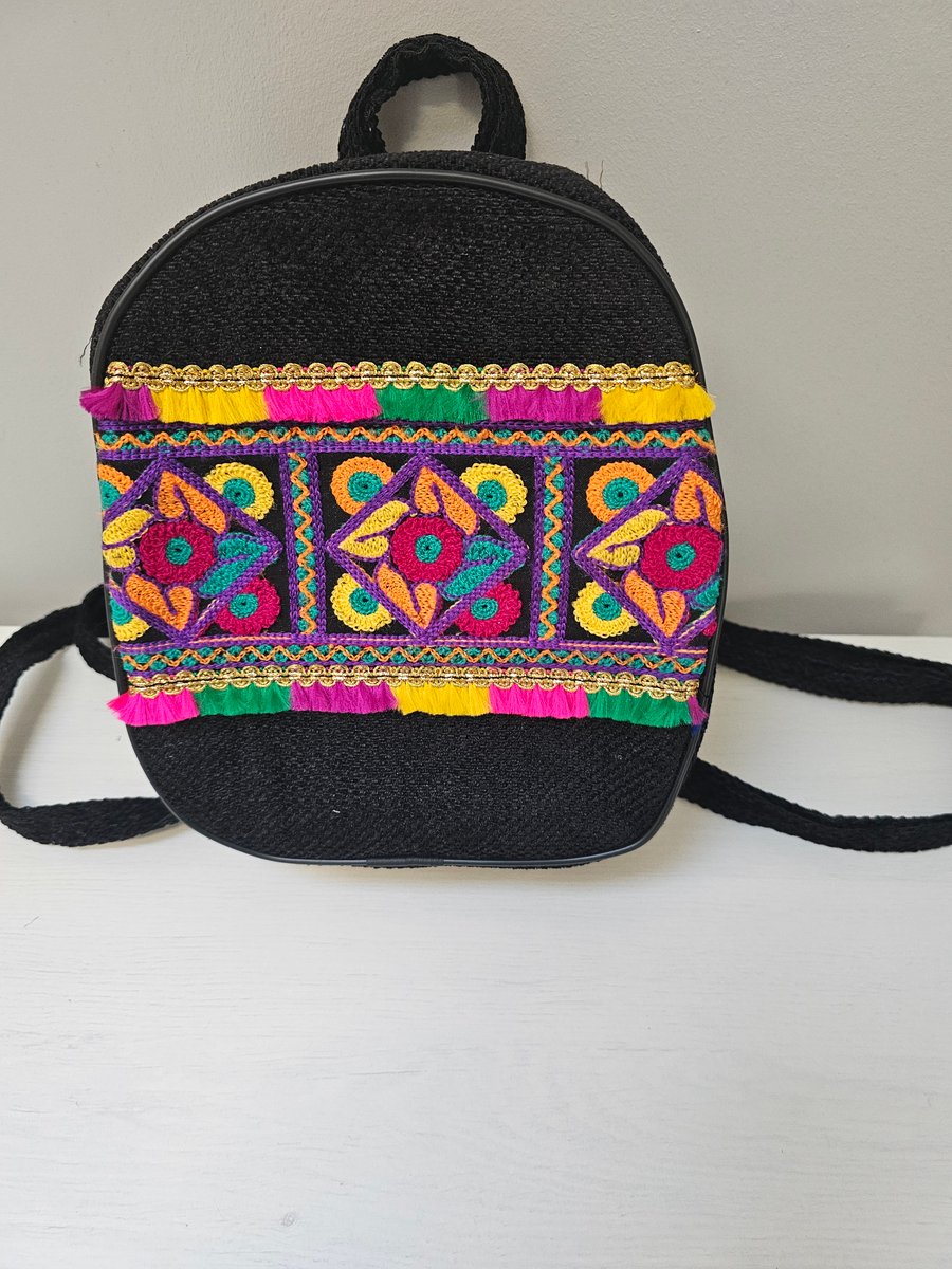 Textured Felt Artisan Rucksack 