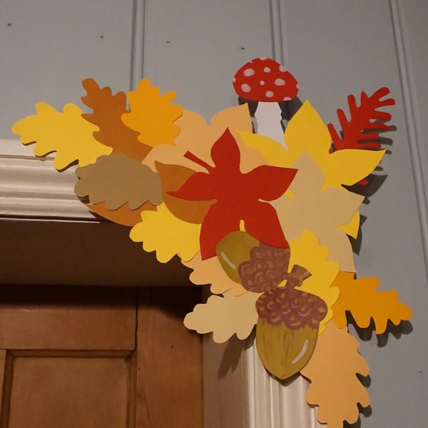 Hand made Halloween or Autumn corner decoration