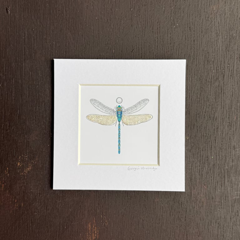 June Dragonfly Birthstone 5" x 5"