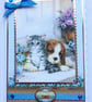 Birthday Cute Puppy Kitten Any Occasion You Are Loved 3D Luxury Handmade Card  - Image 1