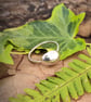 Sterling silver ring with silver pebble - Image 3