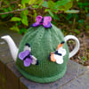 Green Butterfly Tea Cosy 