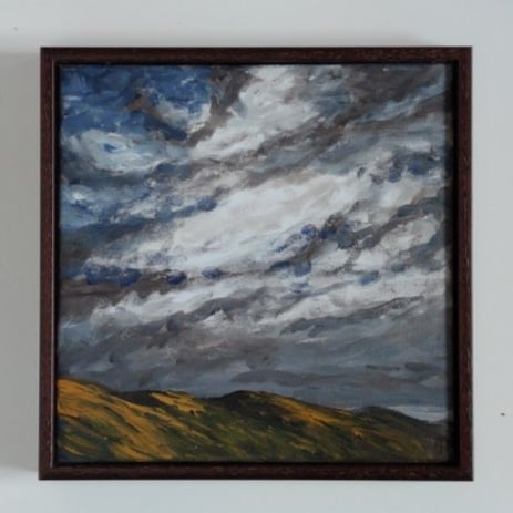 Moorland Sky , cloudscape over peatland hills