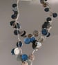 'Perla' Blue & Natural Shell Necklace - Image 2