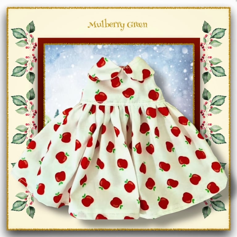 Little Red Apples Dress