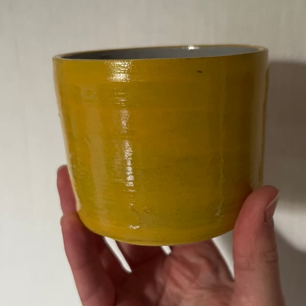 Yellow Glazed Pot