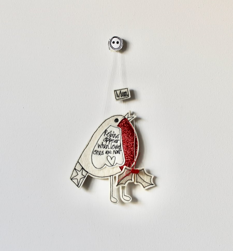 Special Order for Becky - 'Robins Appear when Loved Ones are Near'