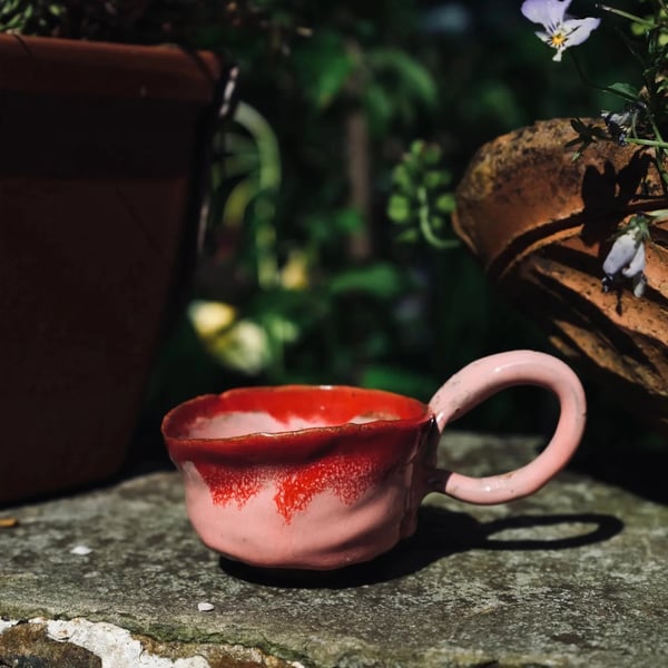 Wonky Mug – pink