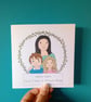 Cartoon Card, personalised card, cartoon illustration, family portrait card - Image 2