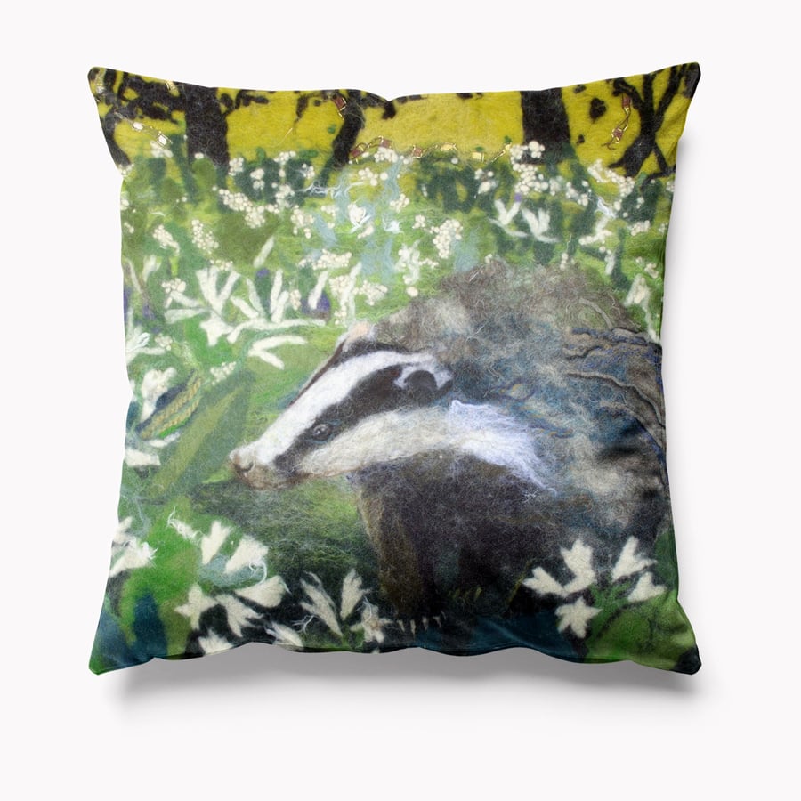 Cushion - Garlicky Badger