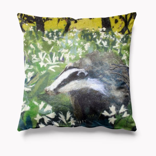 Cushion - Garlicky Badger
