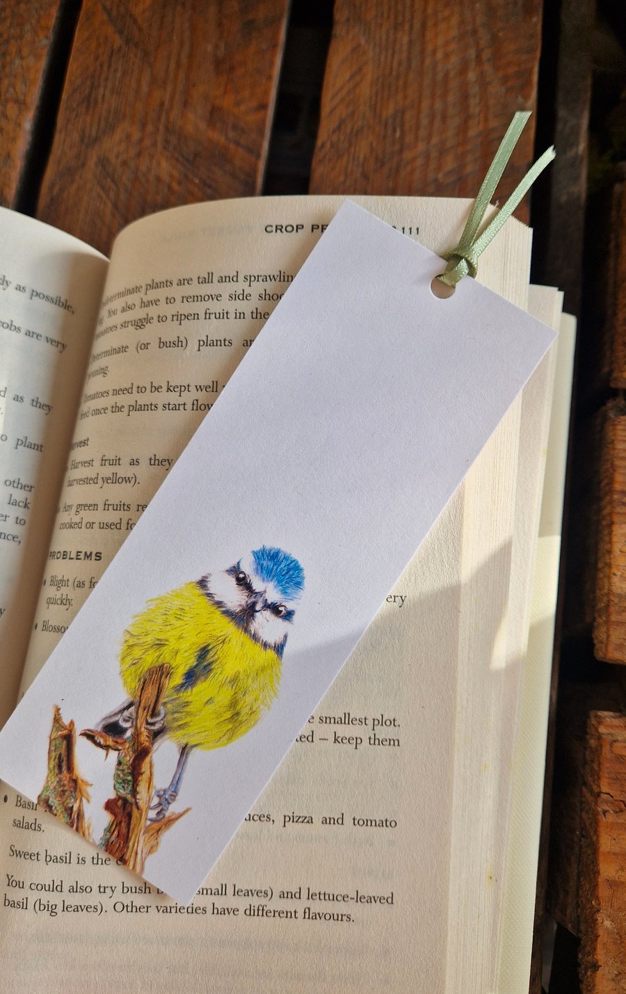 Blue Tit Bookmark 