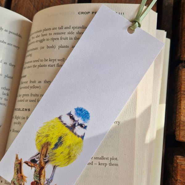 Blue Tit Bookmark 