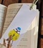 Blue Tit Bookmark - Printed from Original Drawing - Image 1