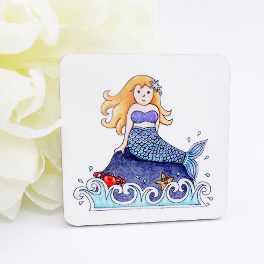 Mermaid Coaster - Mug Coaster
