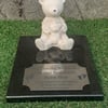 Granite memorial marker Grave plaque Cemetery marker infant child memorial stone