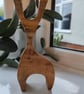 Handmade Wooden Scandinavian style Reindeer - Image 2