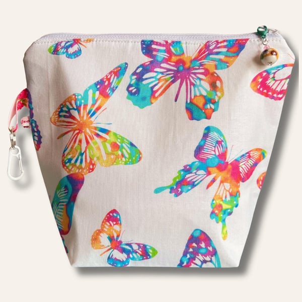 Butterfly Knitting project bag