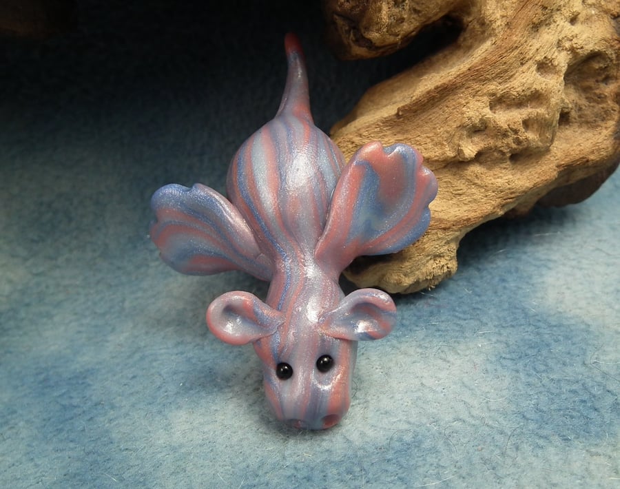 Variegated Dragon 'Kobi' OOAK Sculpt by artist Ann Galvin Gnome Village