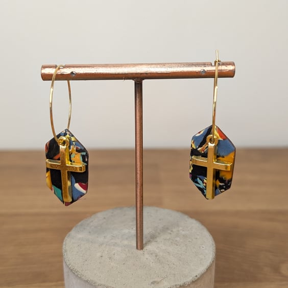 Summer bloom scrap monstera dangles 5