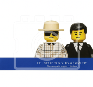 LEGO-Inspired Pet Shop Boys – Discography 5x5" Printed Mounted for a 9x9" Frame