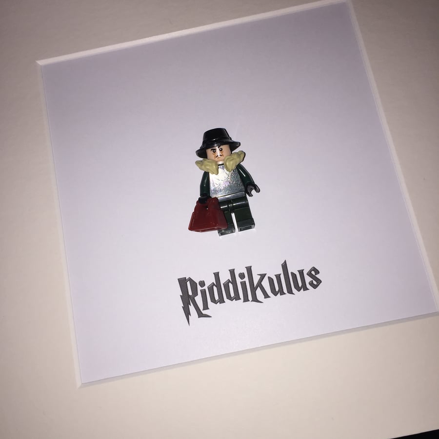 PROFESSOR SNAPE - Framed minifigure - Riddikulus - Harry Potter 