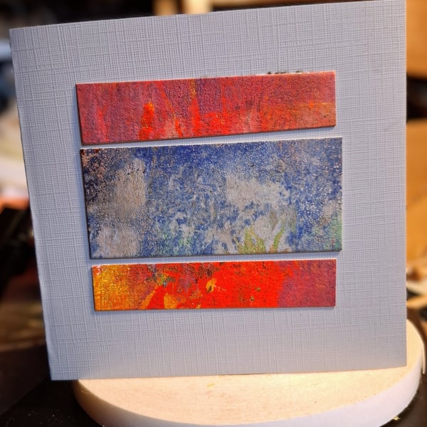 Two Nature Inspired Cards. 14x14cm. Blank.