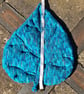 Makomako Leaf Picnic Mat - Blue Stripes - Image 3
