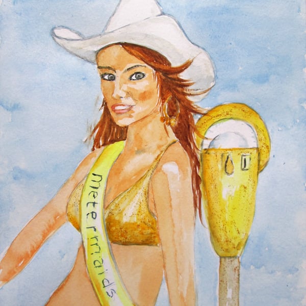 Meter Maids. Australia. Painting